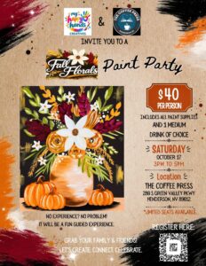 Fall Floral Paint Party – with Victoria from My Happy Hands Creatives