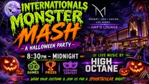 Internationals Las Vegas – Halloween Party at Amp’d Lounge (inside M Resort)